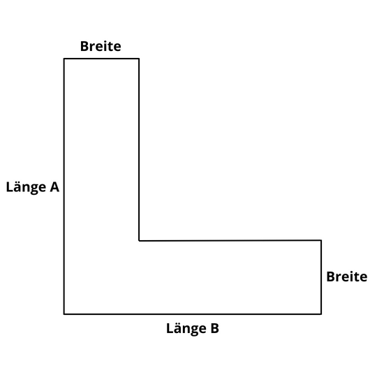 Maßgeschneiderte Bestellung: Pflanzkasten Eckmodell (Winkel-hochbeet)