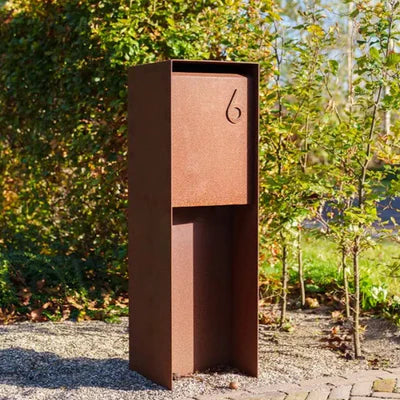 Briefkasten aus Cortenstahl - Design Modell