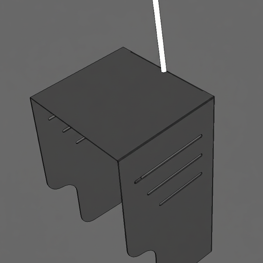 Wallbox-Wetterschutz - Anthrazitgrau