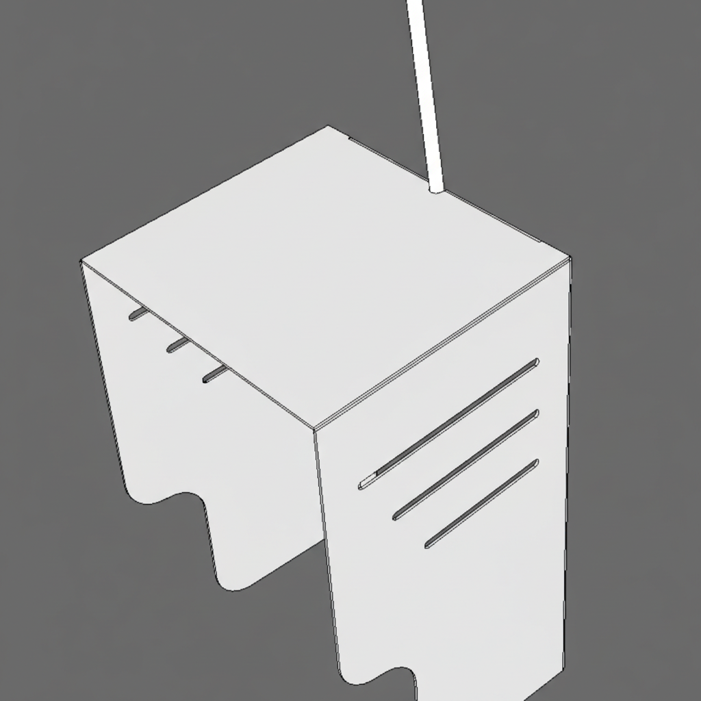 Wallbox-Wetterschutz - Weiß