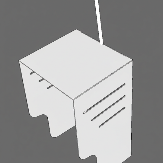 Wallbox-Wetterschutz - Weiß