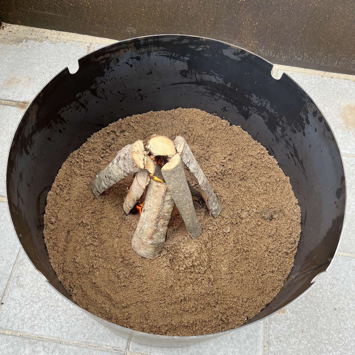 Feuerstelle aus Cortenstahl